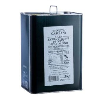 Olio Extra Vergine di Oliva Tenuta Casciani 3 lt