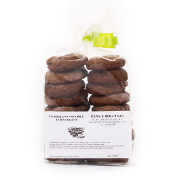 Ciambelline Nocciole e Cioccolato 250 gr. Pane e Dolci