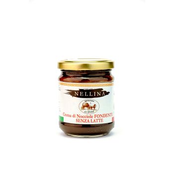 Crema di Nocciole "Nellina" Fondente 200 gr. Azienda Agricola La Gentile