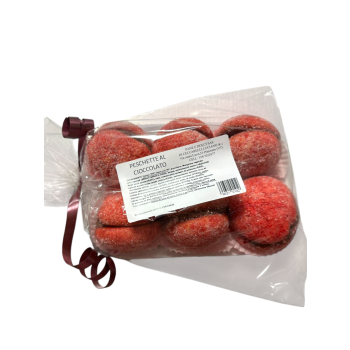 Peschette al cioccolato 600 gr. vassoio 6 pezzi Pane e Dolci