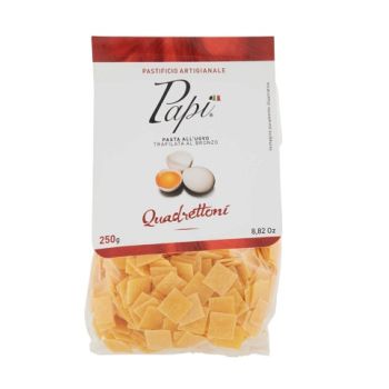Quadrettoni all'uovo 250 gr. Pasta dei Papi