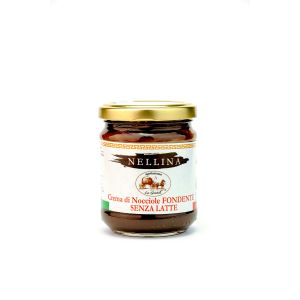 Crema di Nocciole "Nellina" Fondente 200 gr. Azienda Agricola La Gentile