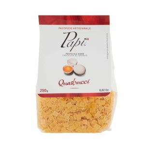 Quadrucci all'uovo 250 gr. Pasta dei Papi