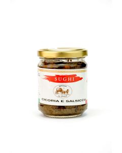 Cicoria e Salsiccia 200 gr. Azienda Agricola La Gentile