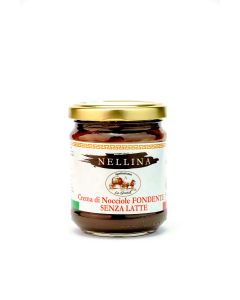 Crema di Nocciole "Nellina" Fondente 200 gr. Azienda Agricola La Gentile
