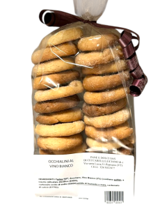 Occhialini al vino bianco 250 gr. Pane e Dolci